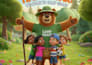 draw amazing 3d children book illustration and children story book